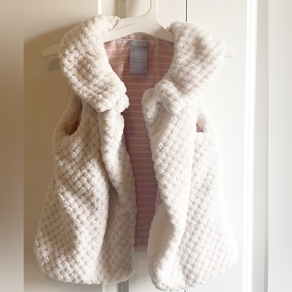 Girls Tahiri fur vest